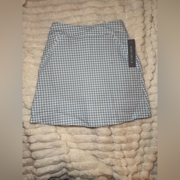 Margaret M Blue Gingham Skort - Size XS (NWT) - Picture 1 of 5